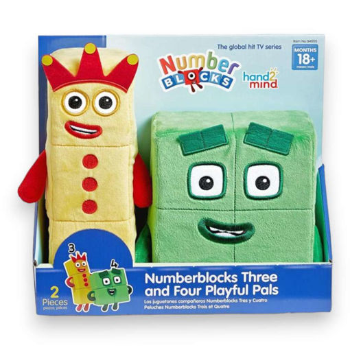 Picture of NUMBERBLOCKS THREE AND FOUR PLAYFUL PALS